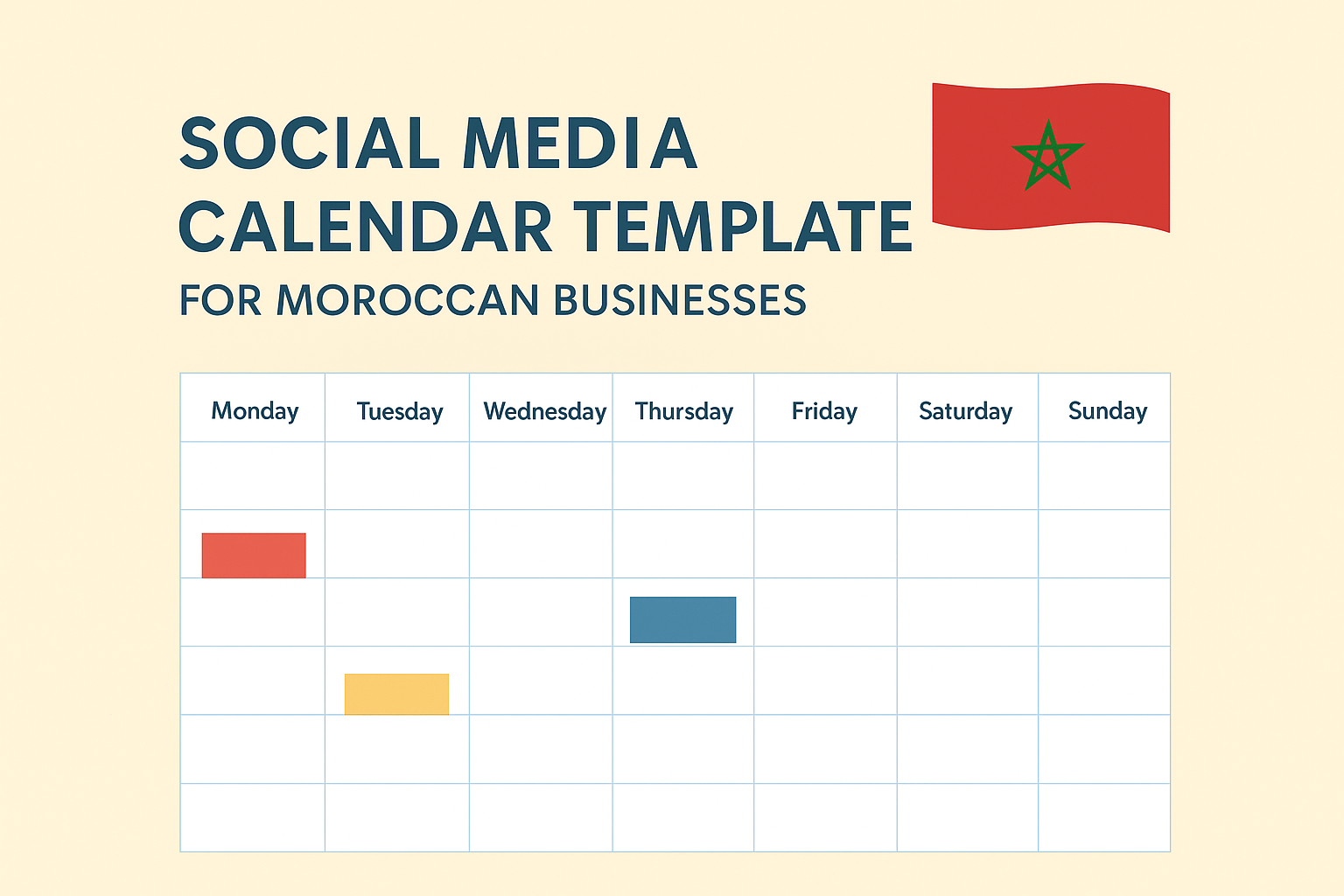 Social Media Calendar Template